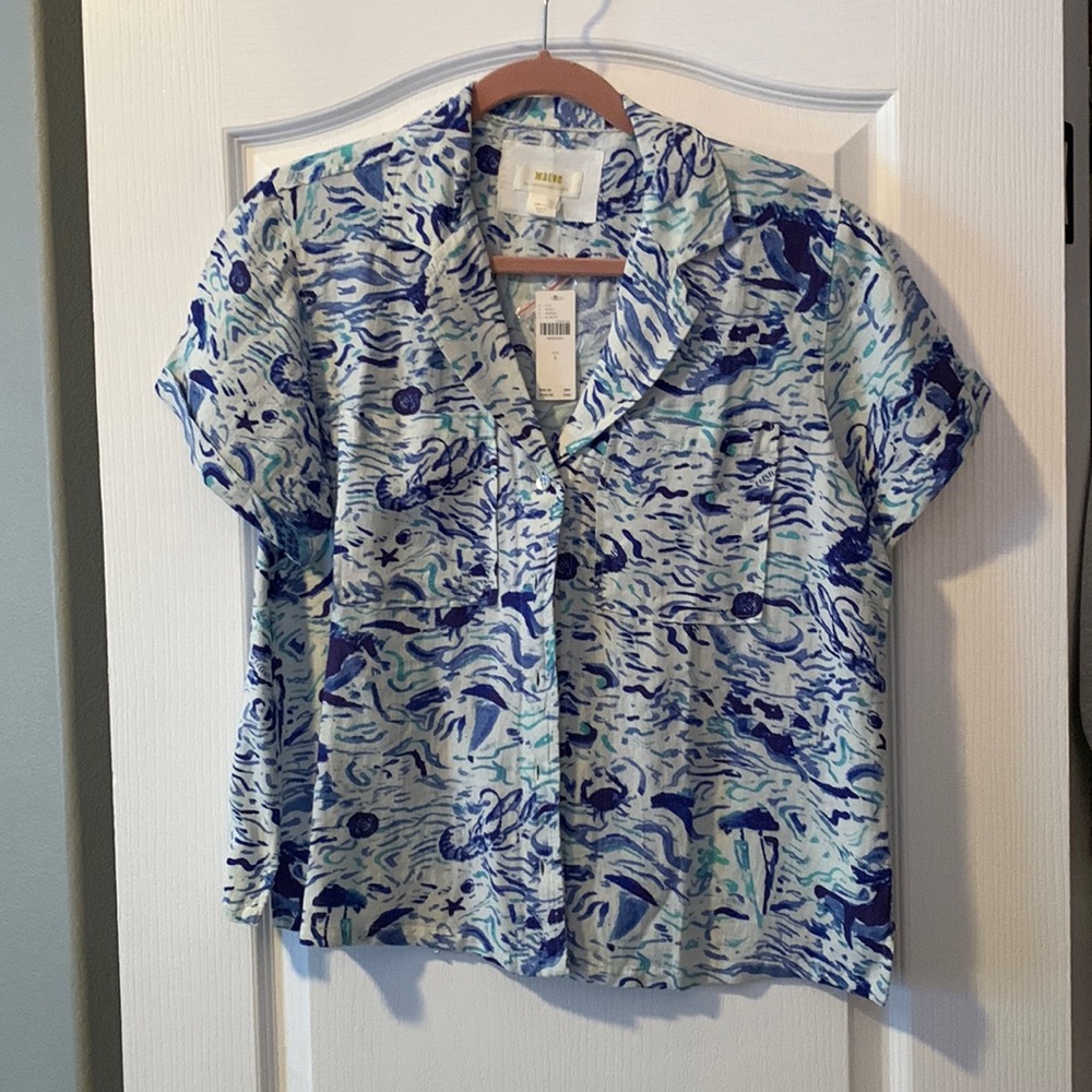 Maeve camp shirt